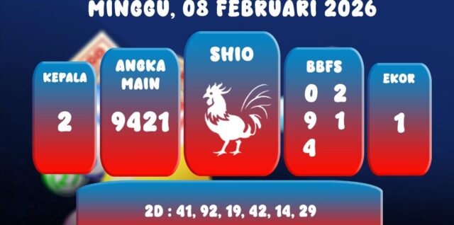 PREDIKSI SINGAPORE POOL 08 FEBRUARI 2026